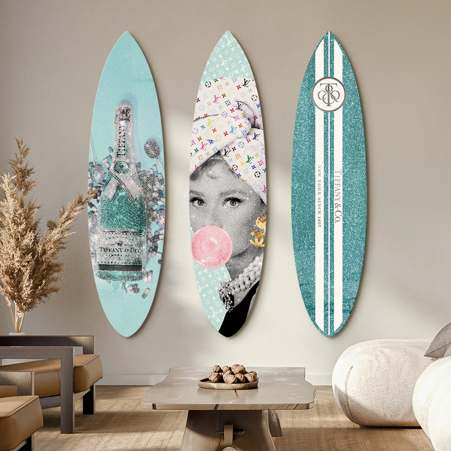 Haute Tides | Surfboard Gallery Wall