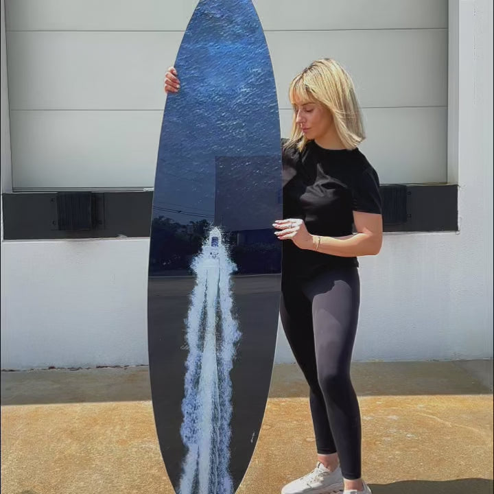 French Surfboard Blush | Fashion Wall Art | Oliver Gal