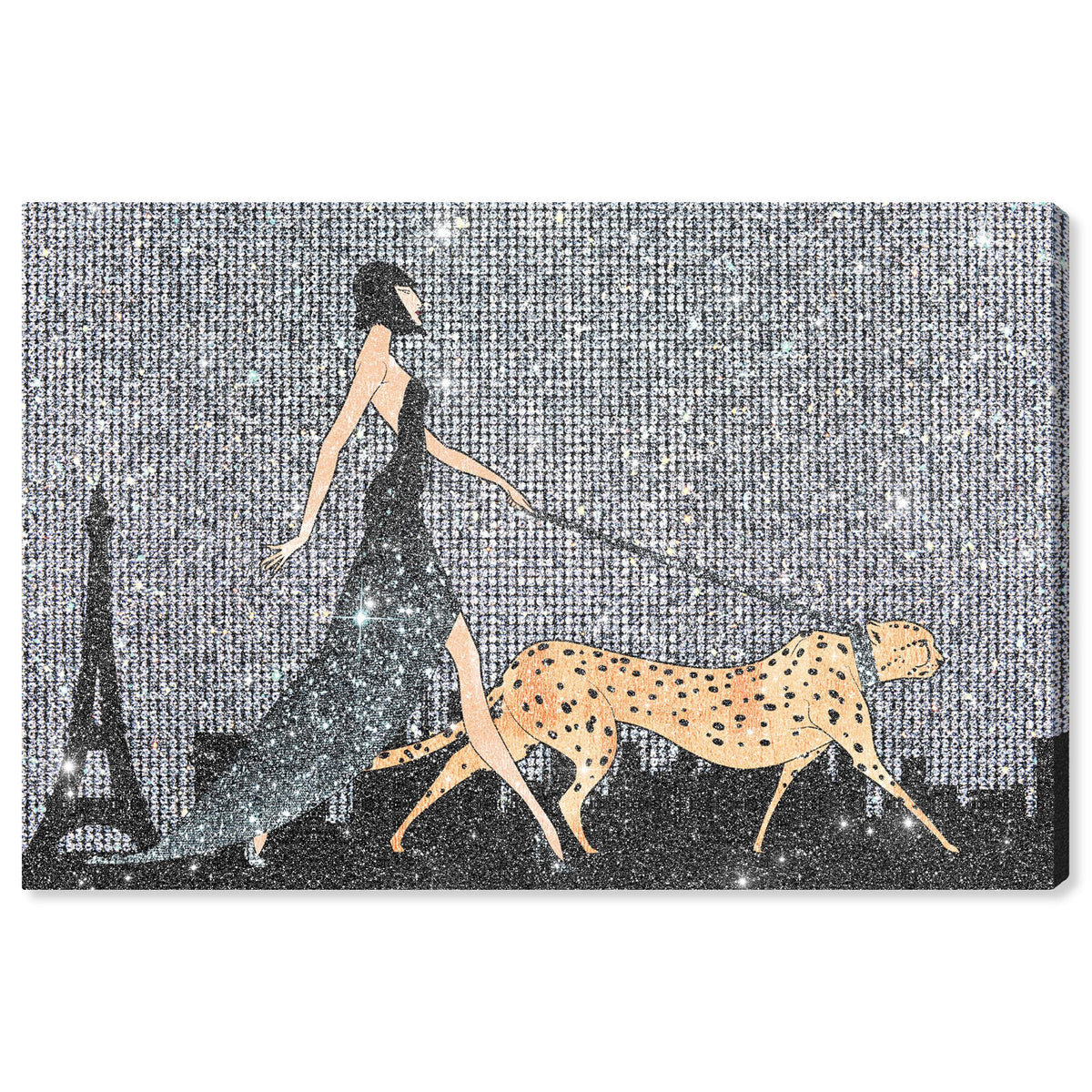Own the Street of Diamonds | Wall Art Decor with Fine Diamond Dust