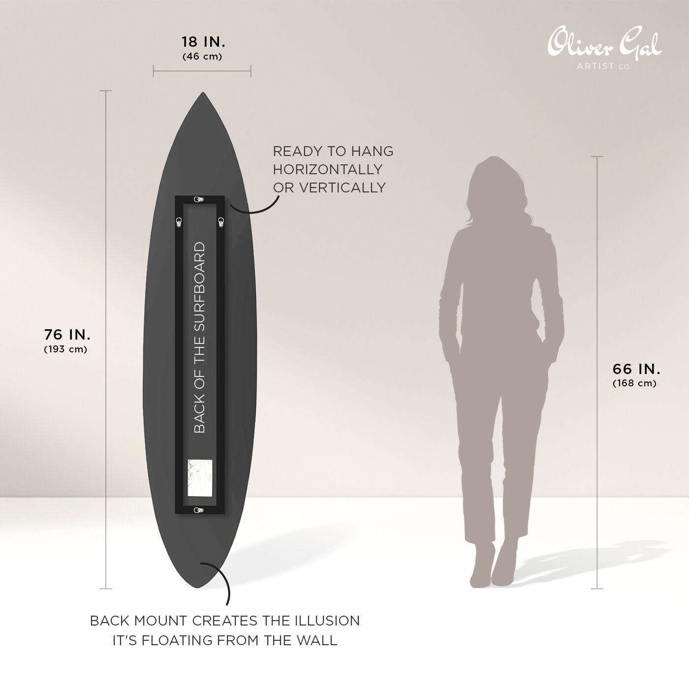 Calming Waves Clear Surfboard