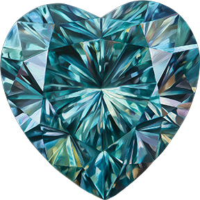 Aqua Heart Gem