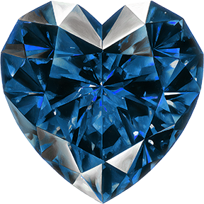 Blue Heart Gem