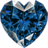 Blue Heart Gem