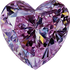 Heart Amethyst February