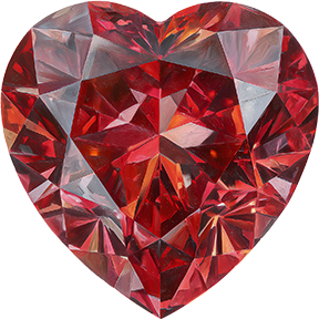 Heart Garnet January