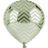 Mint Chevron Balloon
