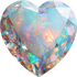 Opal Heart Gem
