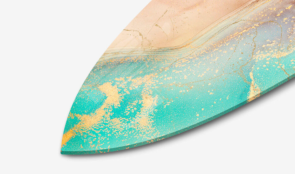 Trendsetter Airlines Surfboard, Wall Art by The Oliver Gal