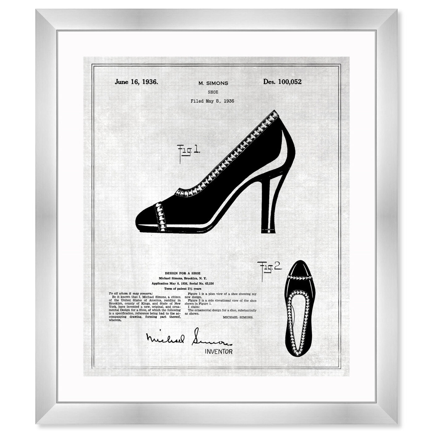 Iconic Design for a Shoe 1936 | By Oliver Gal