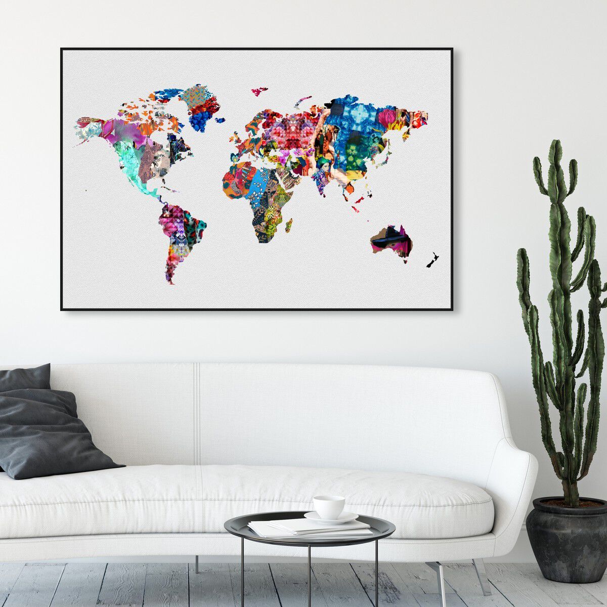 Mapamundi | Maps and Flags Wall Art by Oliver Gal