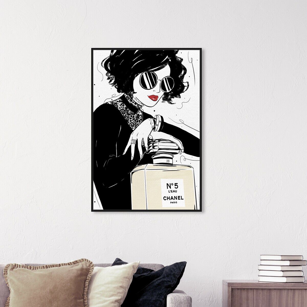 French Perfume Girl | Wall Art by Oliver Gal