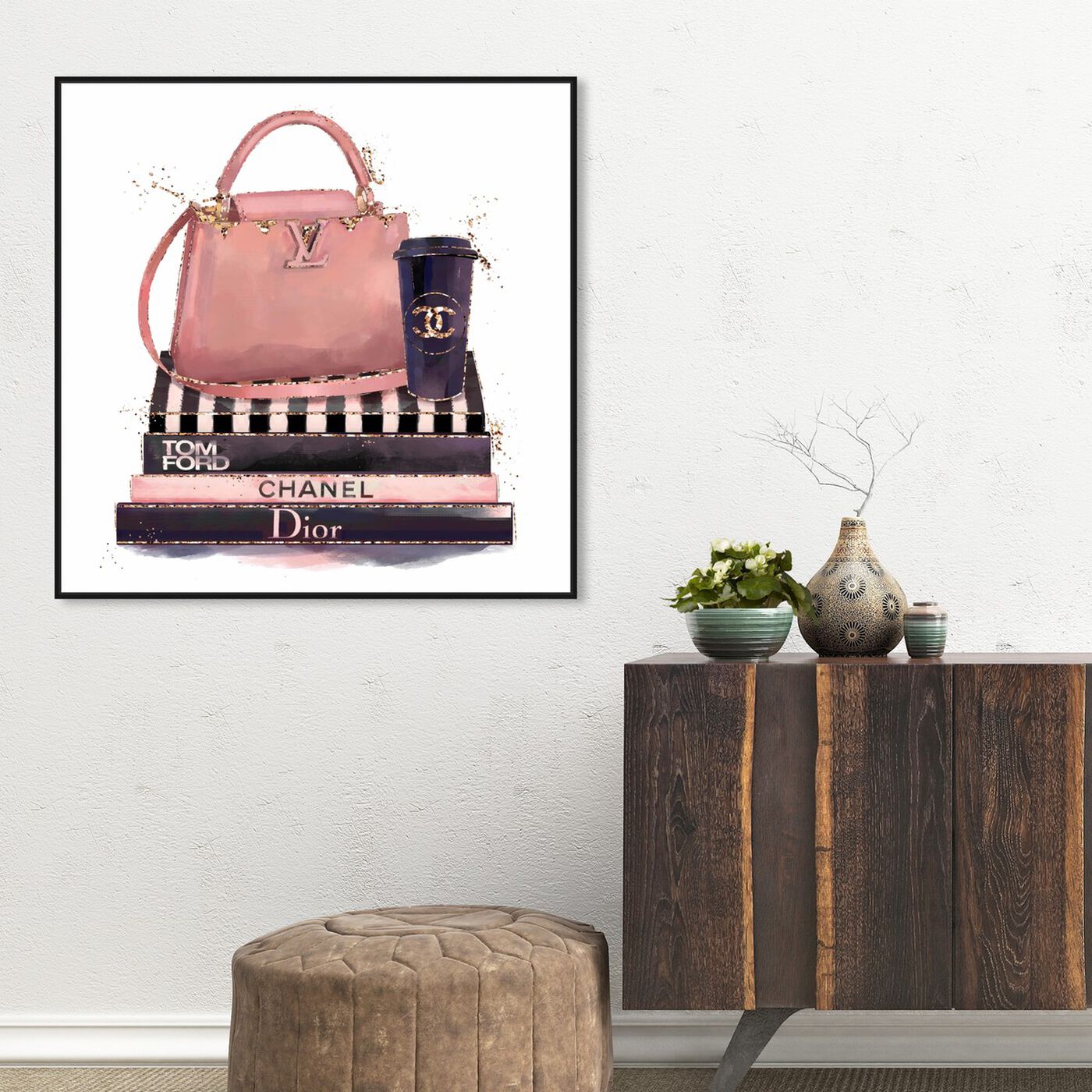 12 X 12 Treasured Handbag Fashion And Glam Unframed Canvas Wall