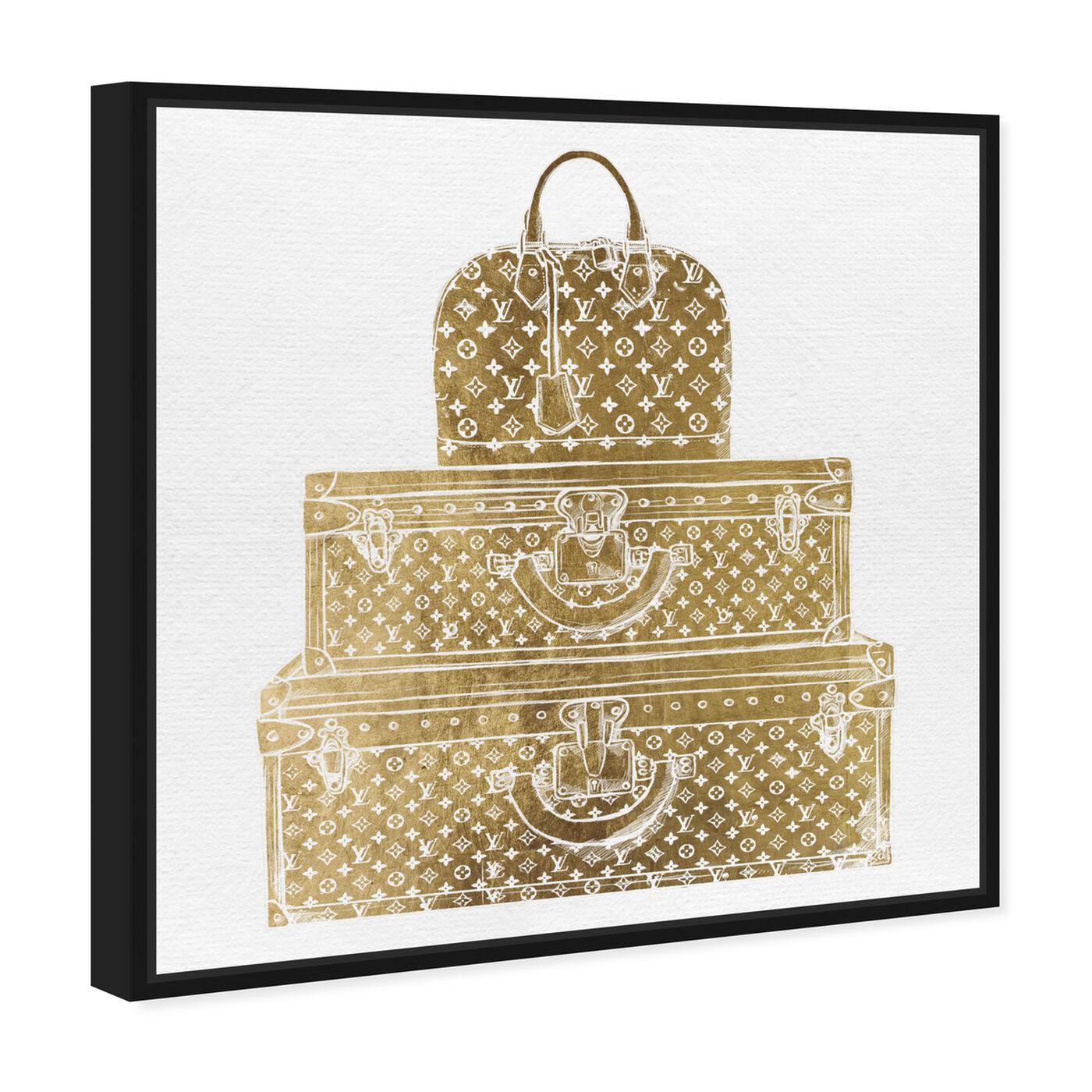 Royal Bag and Luggage Gold | Fashion and Glam Wall Art by Oliver Gal