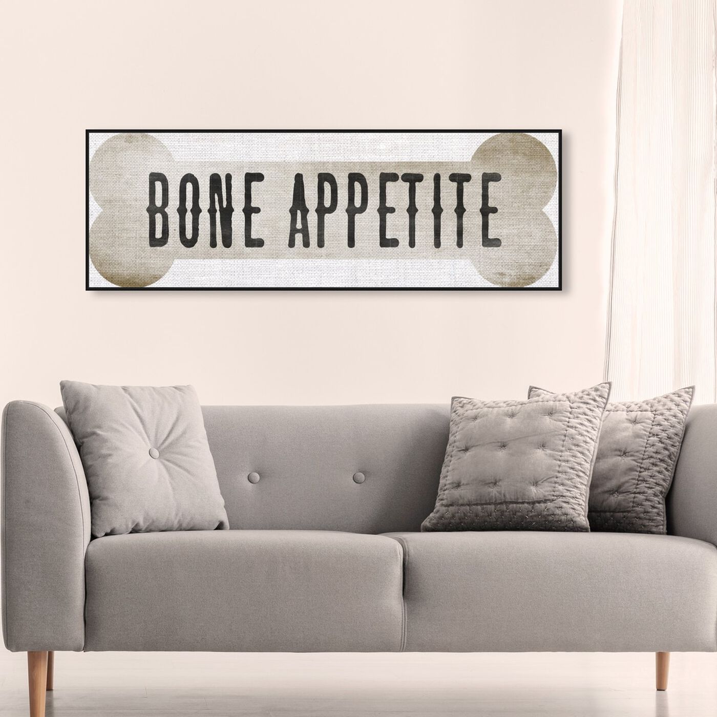 Hanging view of Bone Appetite featuring animals and dogs and puppies art.