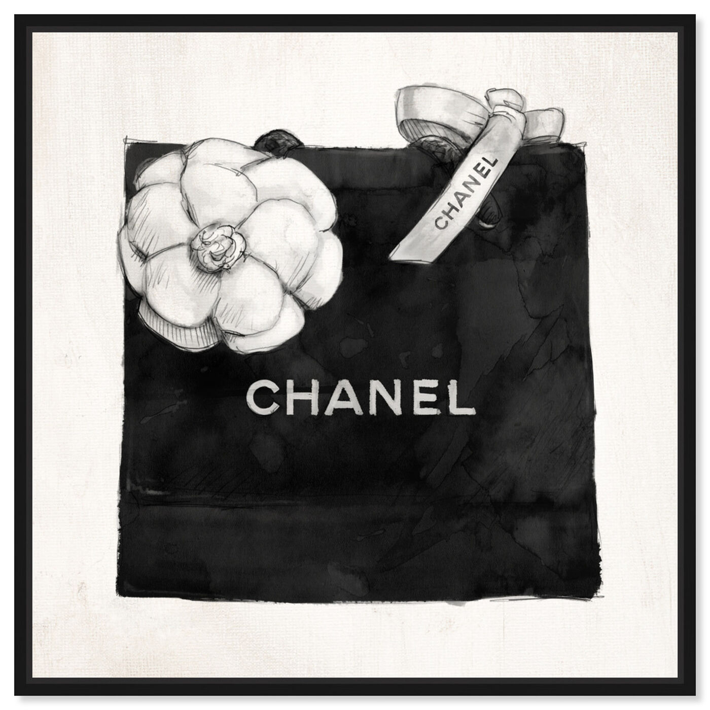 Luxury Shopping Bag I | Wall Art by Oliver Gal