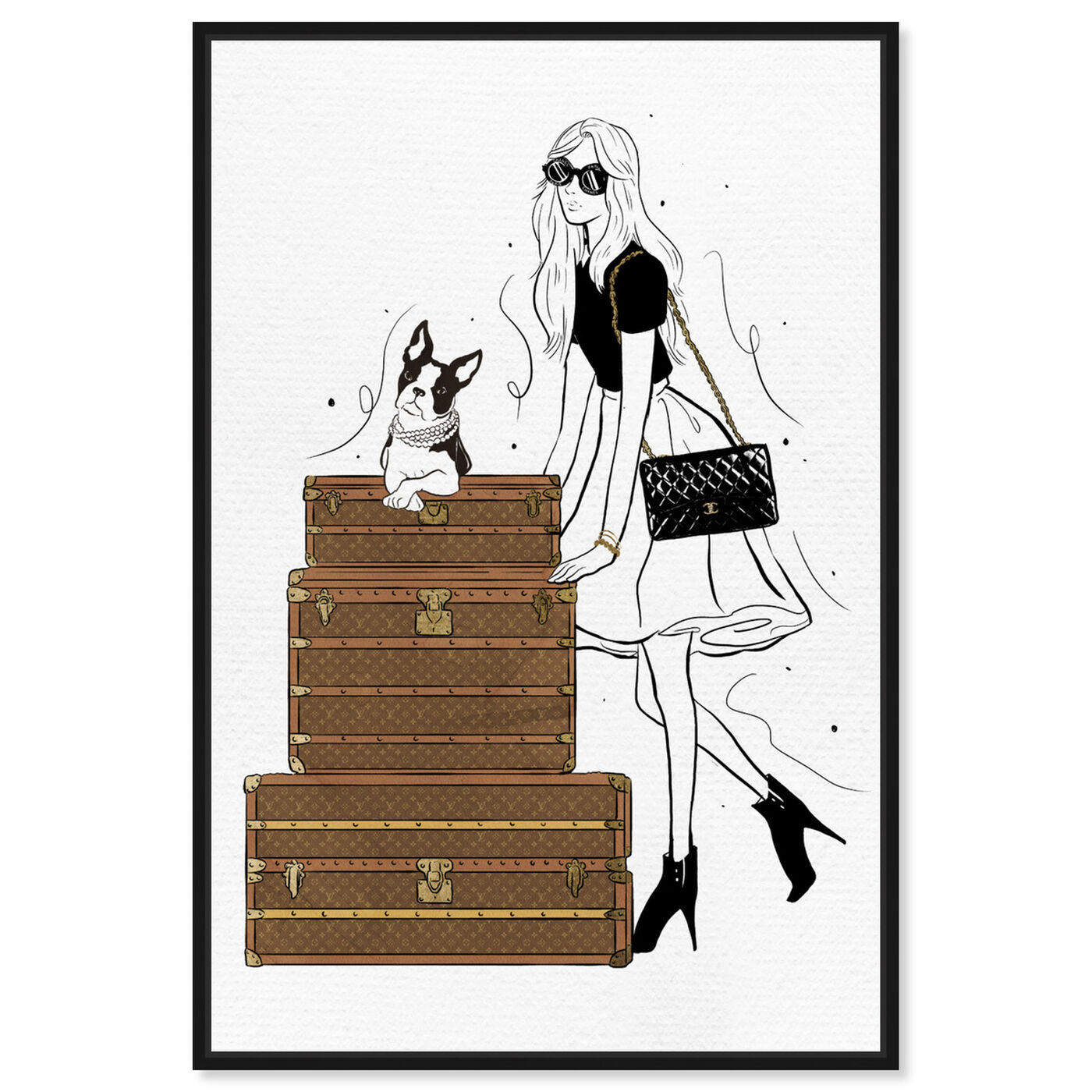 Oliver Gal Travel in Style Canvas Wall Art