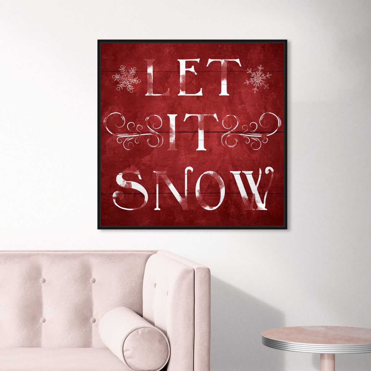 Let It Snow | Holiday and Seasonal Wall Art by Oliver Gal