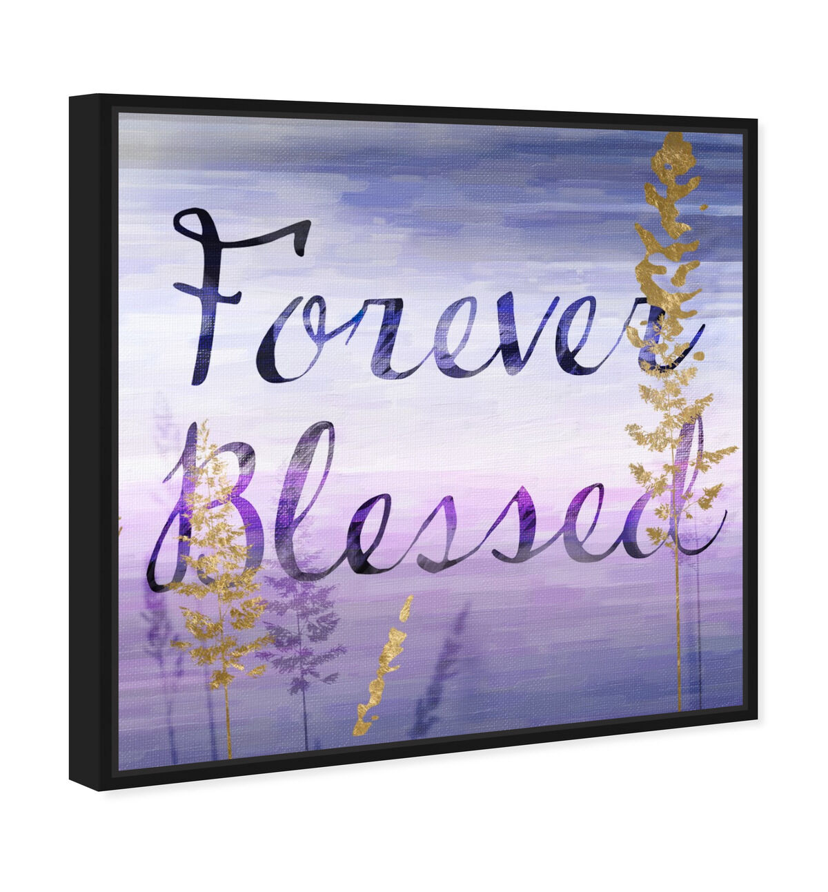 Forever Blessed Lilac | Spiritual and Religious Wall Art by Oliver Gal