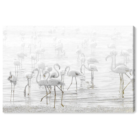 White Feather Flamingos