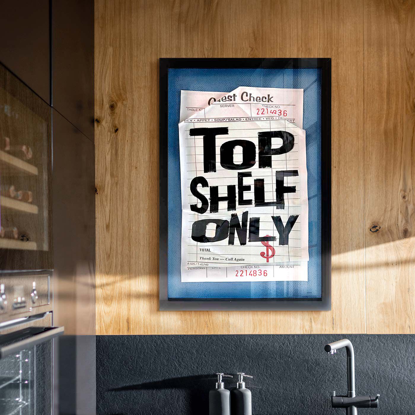 Second hainging view of Top Shelf - Limited Edition art.