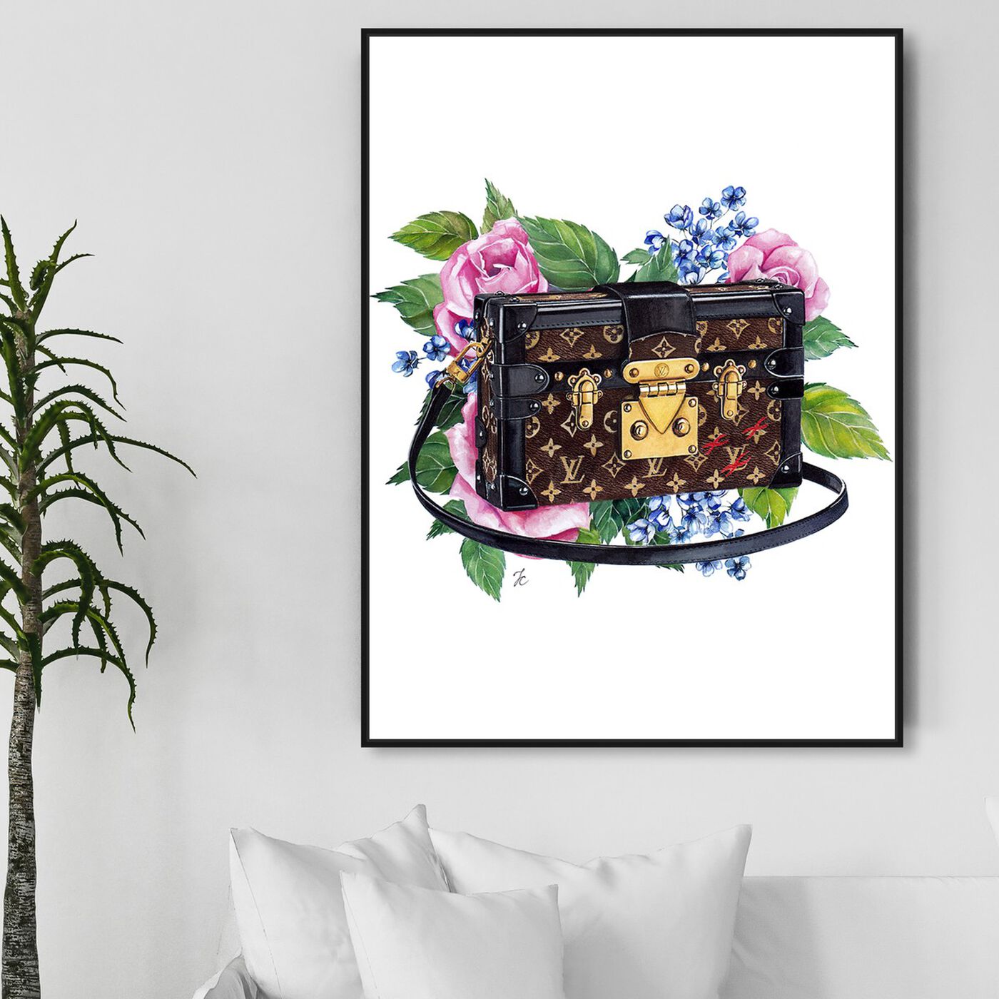 Doll Memories - Floral Trunk | Fashion and Glam Wall Art by Oliver Gal