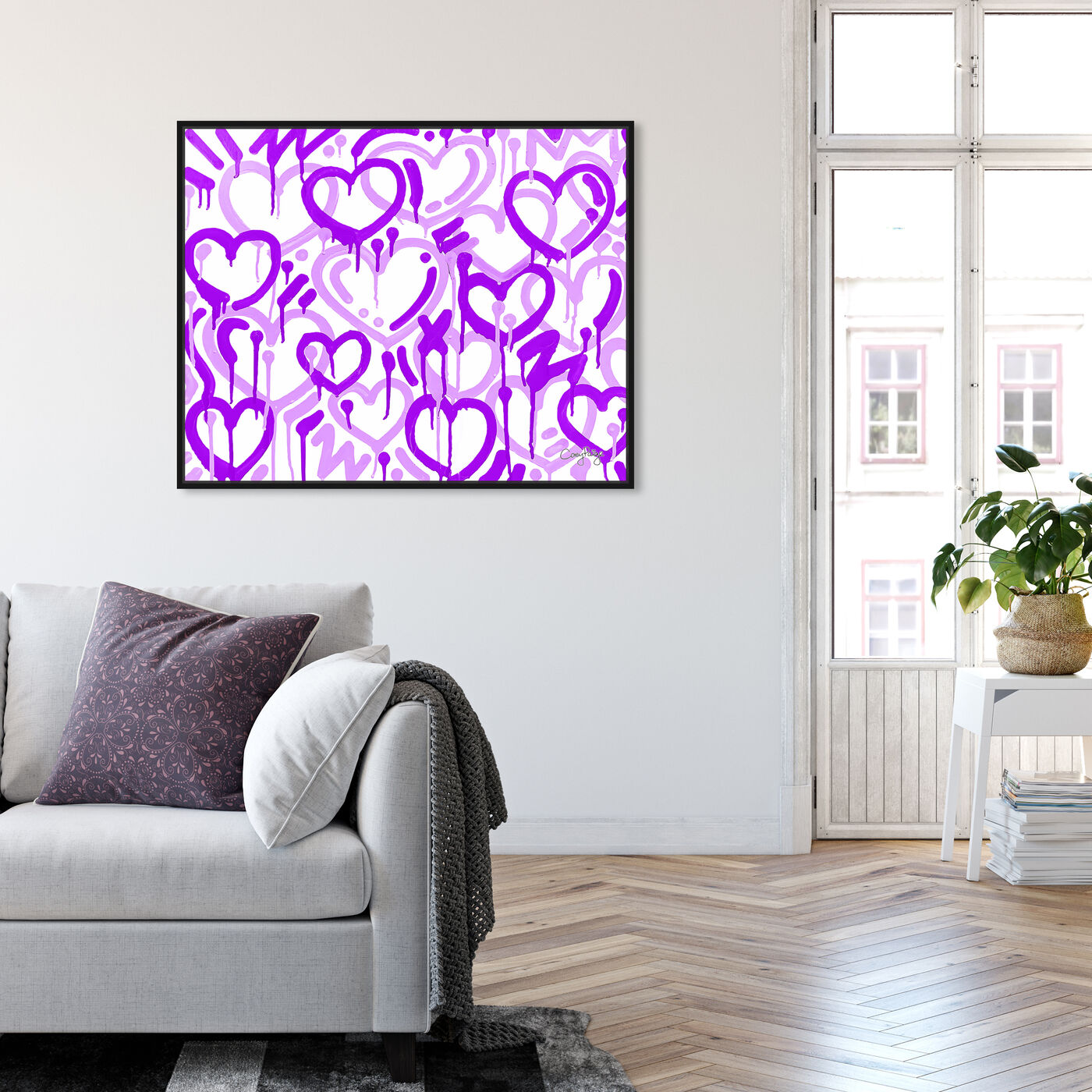 Oliver Gal Love My Purse Daytime Fashion & Glam Purple Wall Art