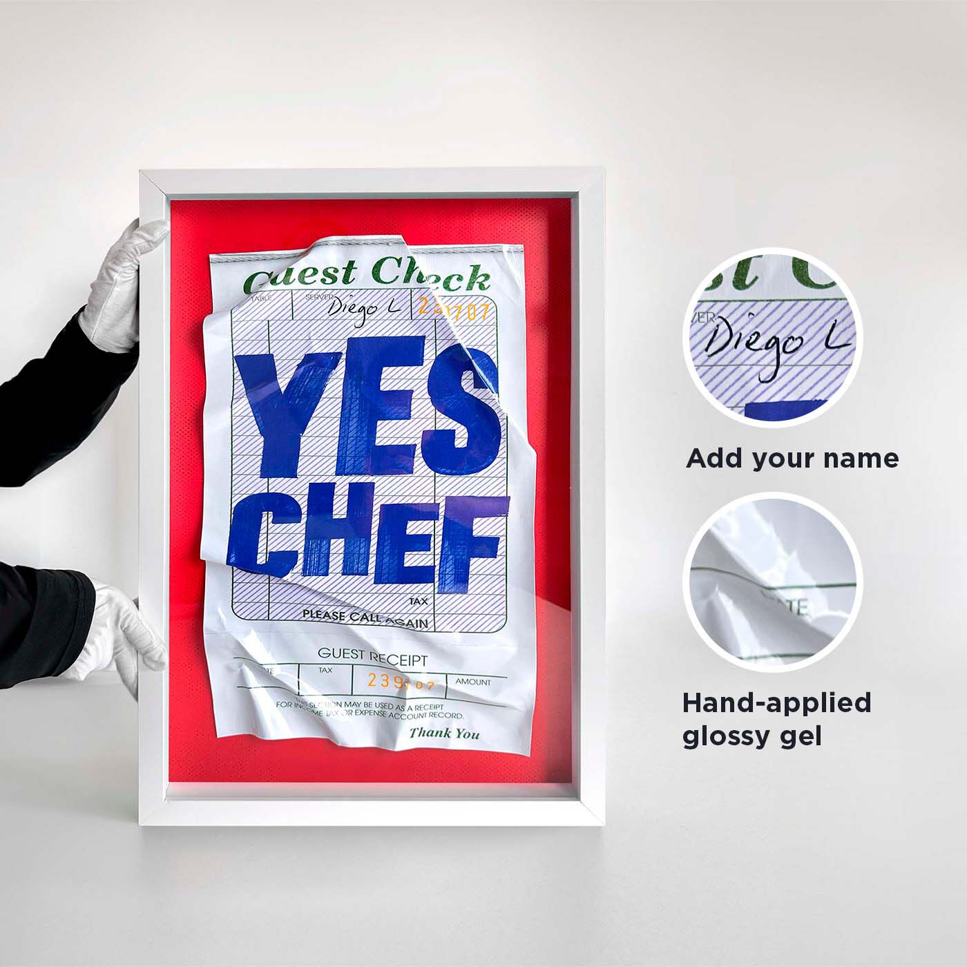 Info view of Yes Chef - Limited Edition art.