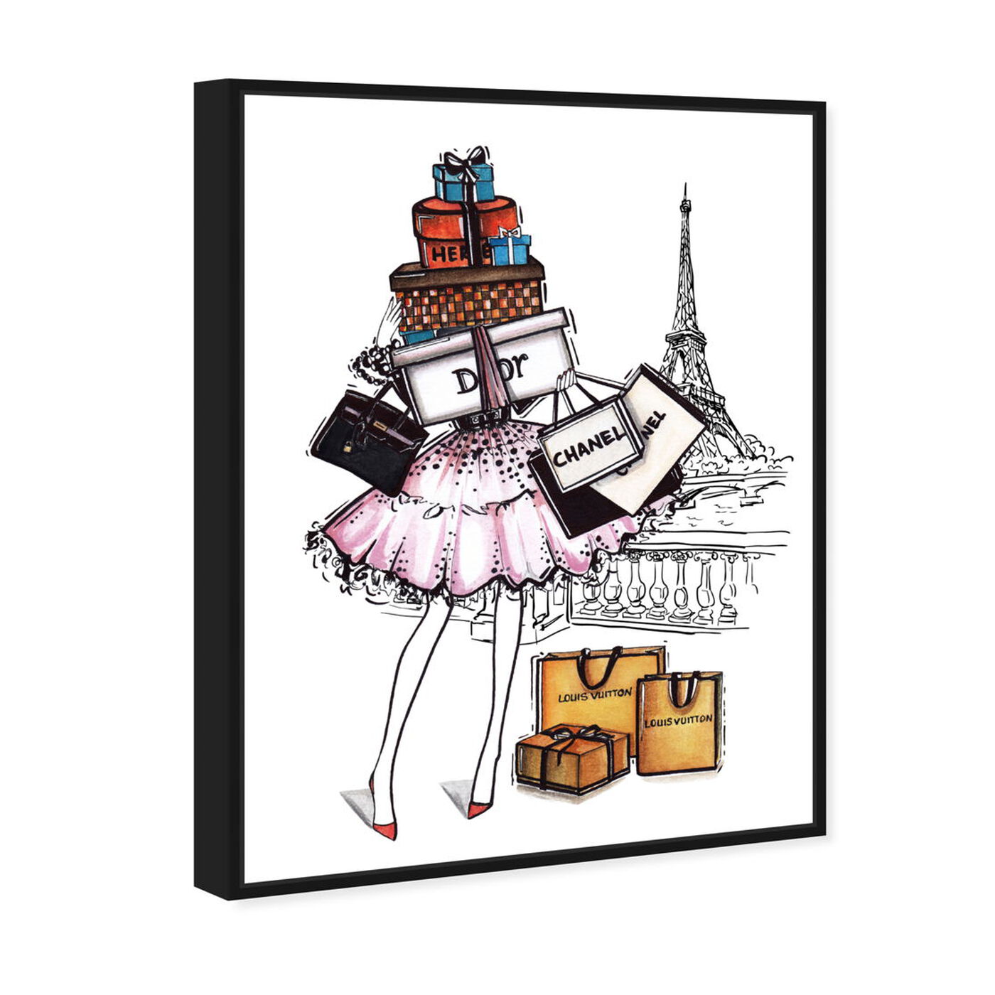 Doll Memories - Bag Full of Bloom  Fashion and Glam Wall Art by The Oliver  Gal