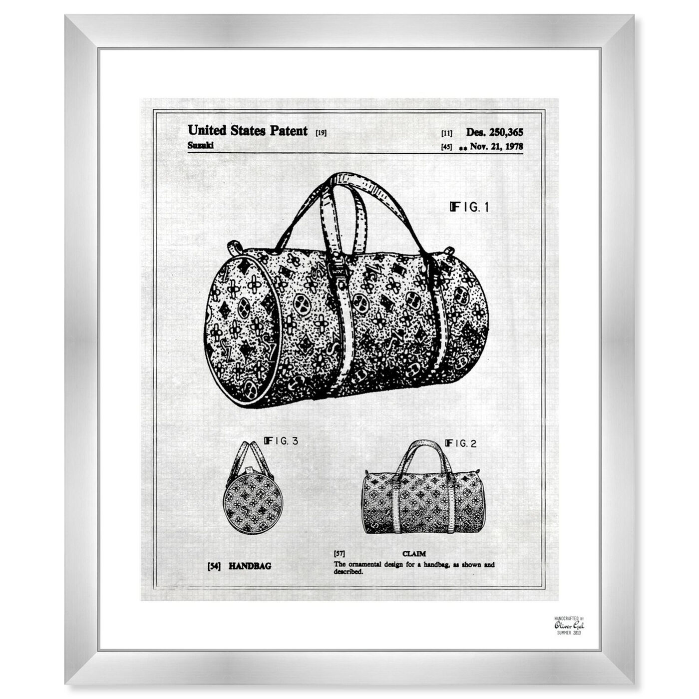 Louis Vuitton Framed On Paper Graphic Art