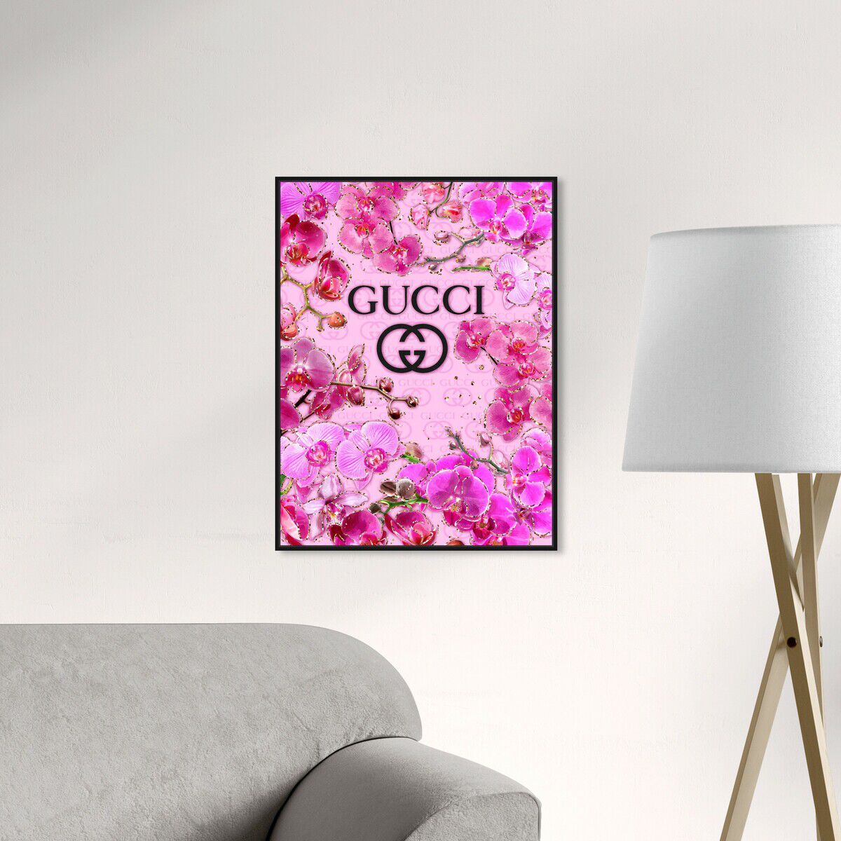 The Orchid Garden | Floral Wall Art by The Oliver Gal