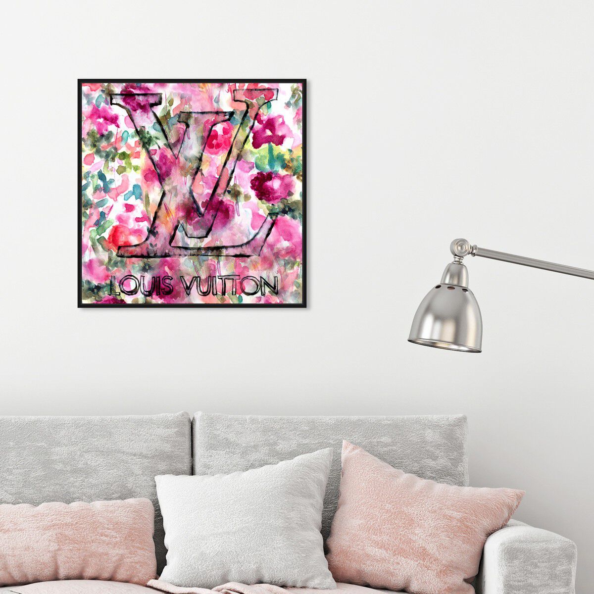 House of Hampton Louis Vuitton Tongue Square On Canvas by By Jodi  Graphic Art  Wayfair