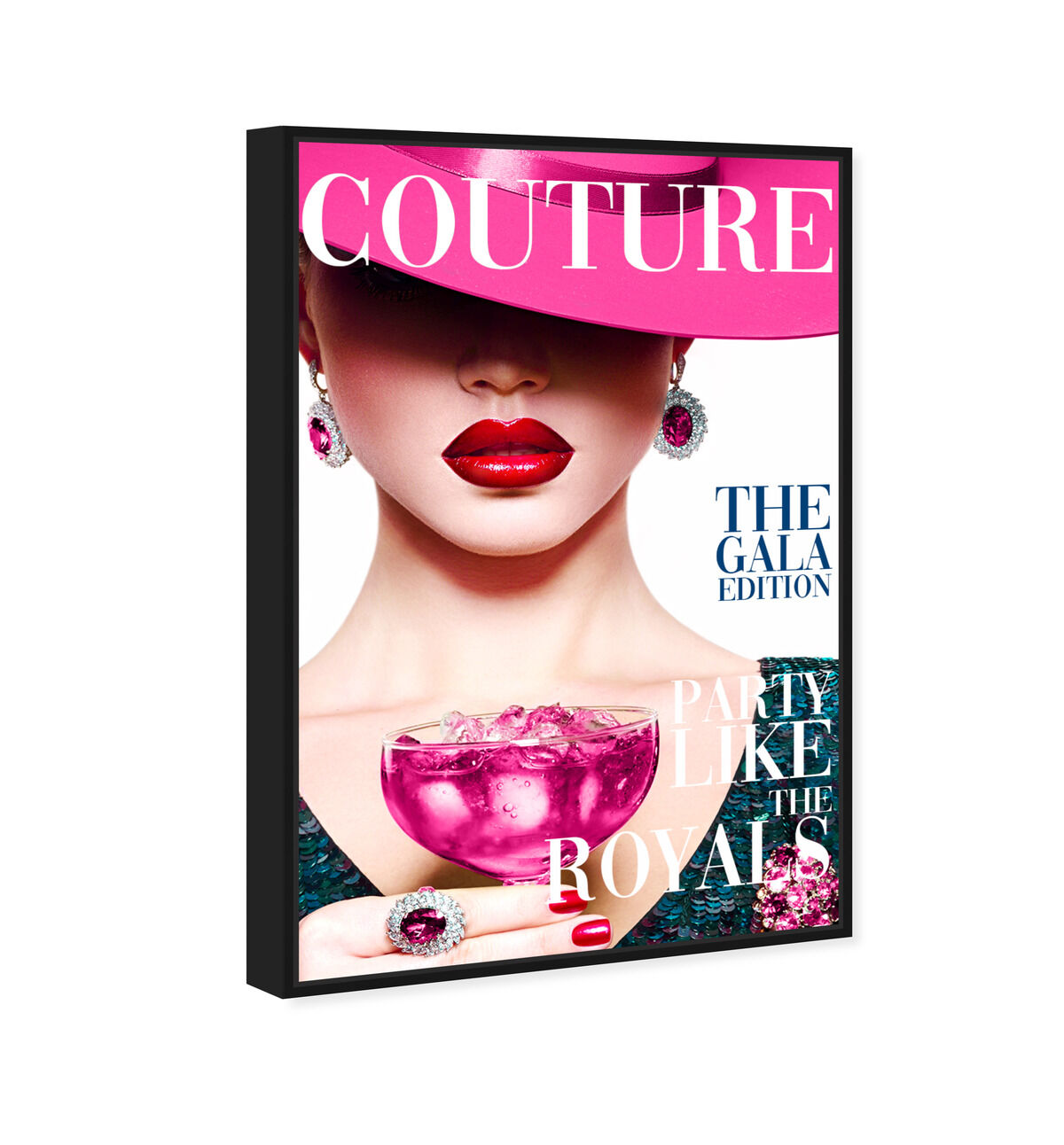 couture magazine covers wall art