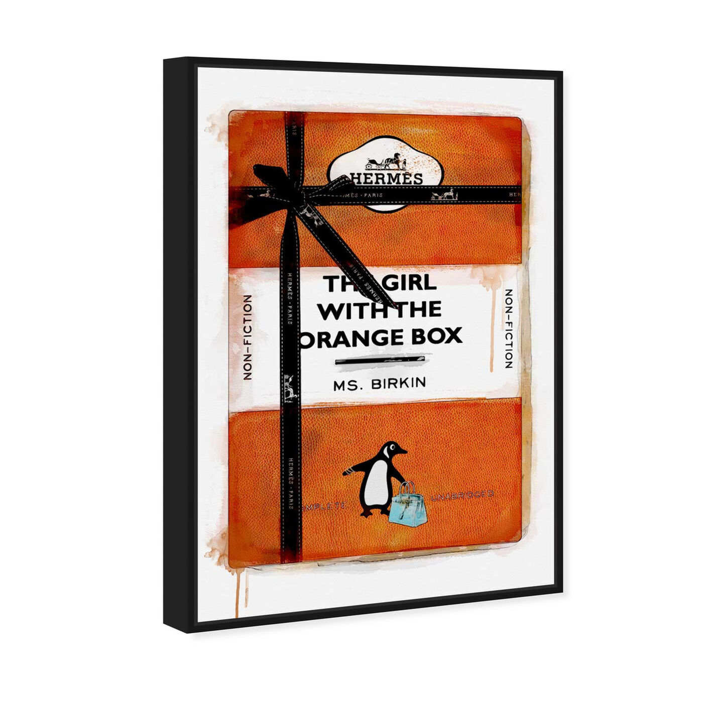 Oliver Gal 'Doll Memories - More than books' Orange Wall Art Canvas - Bed  Bath & Beyond - 34069399