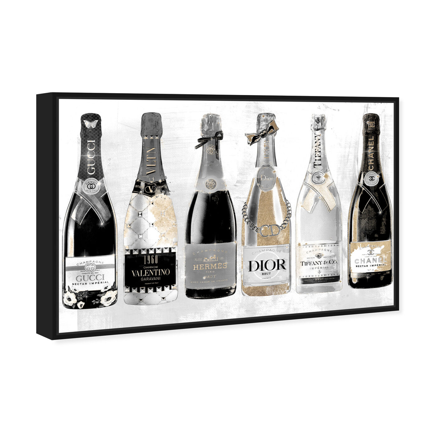 Fashion Champagne Galore Day | Fashion and Glam Wall Art by Oliver Gal
