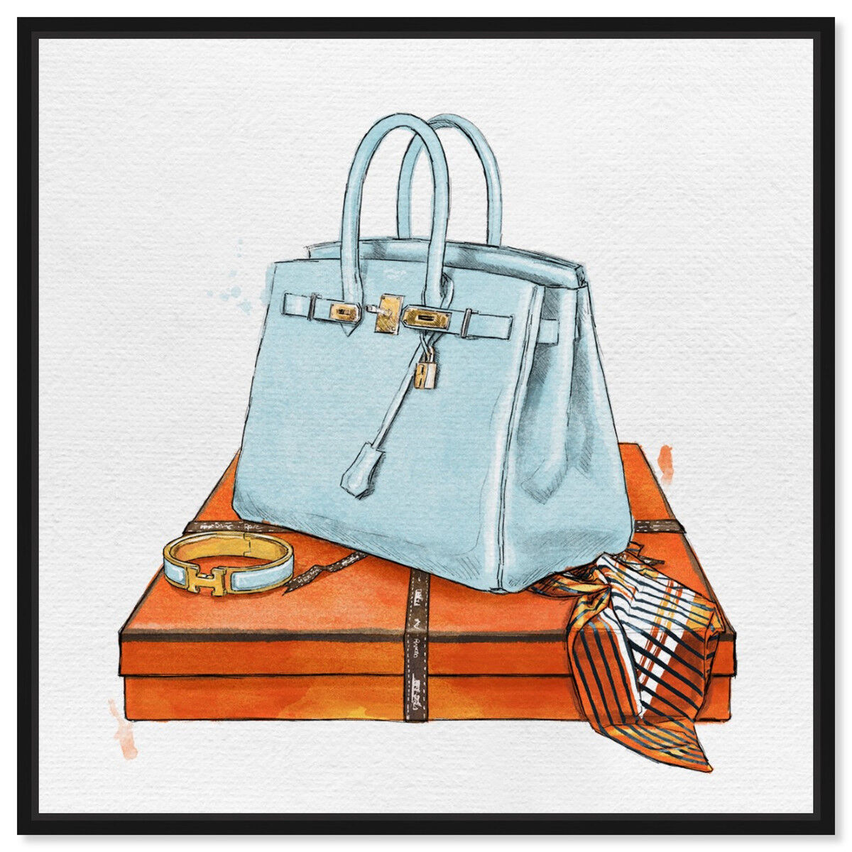 My Bag Collection I | Fashion and Glam Wall Art by Oliver Gal