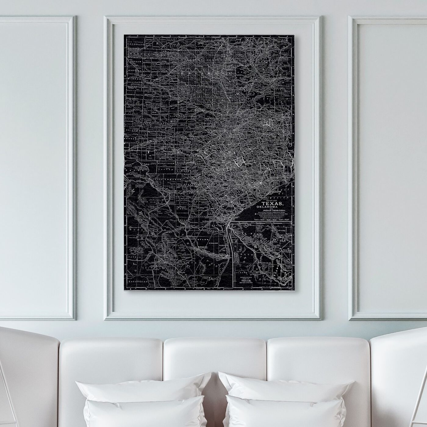 Texas Map 1891 | Wall Art by Oliver Gal