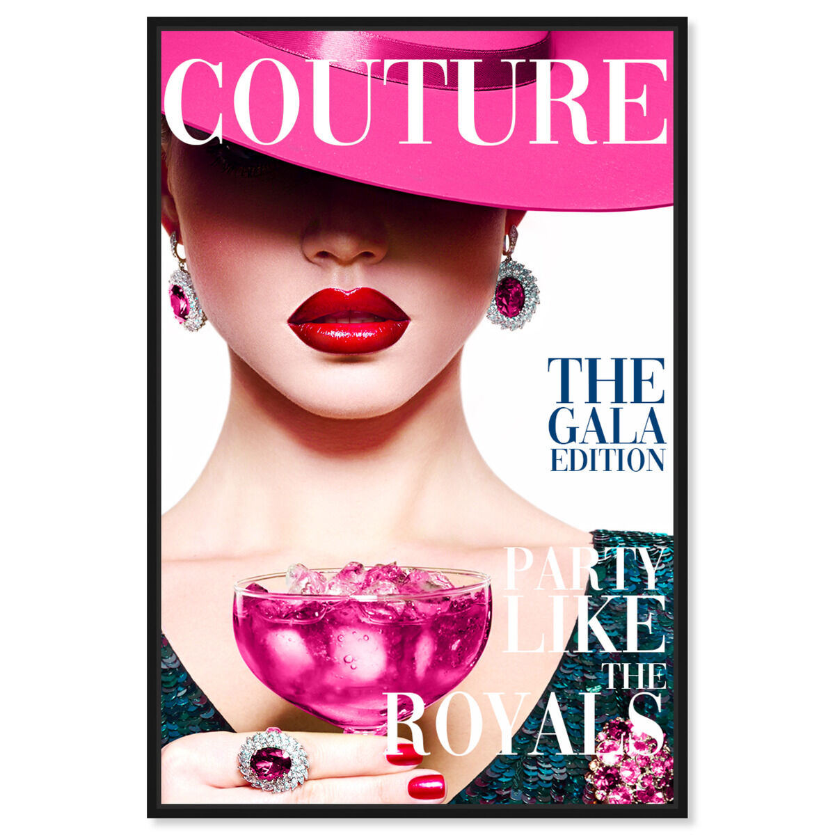 couture magazine covers wall art
