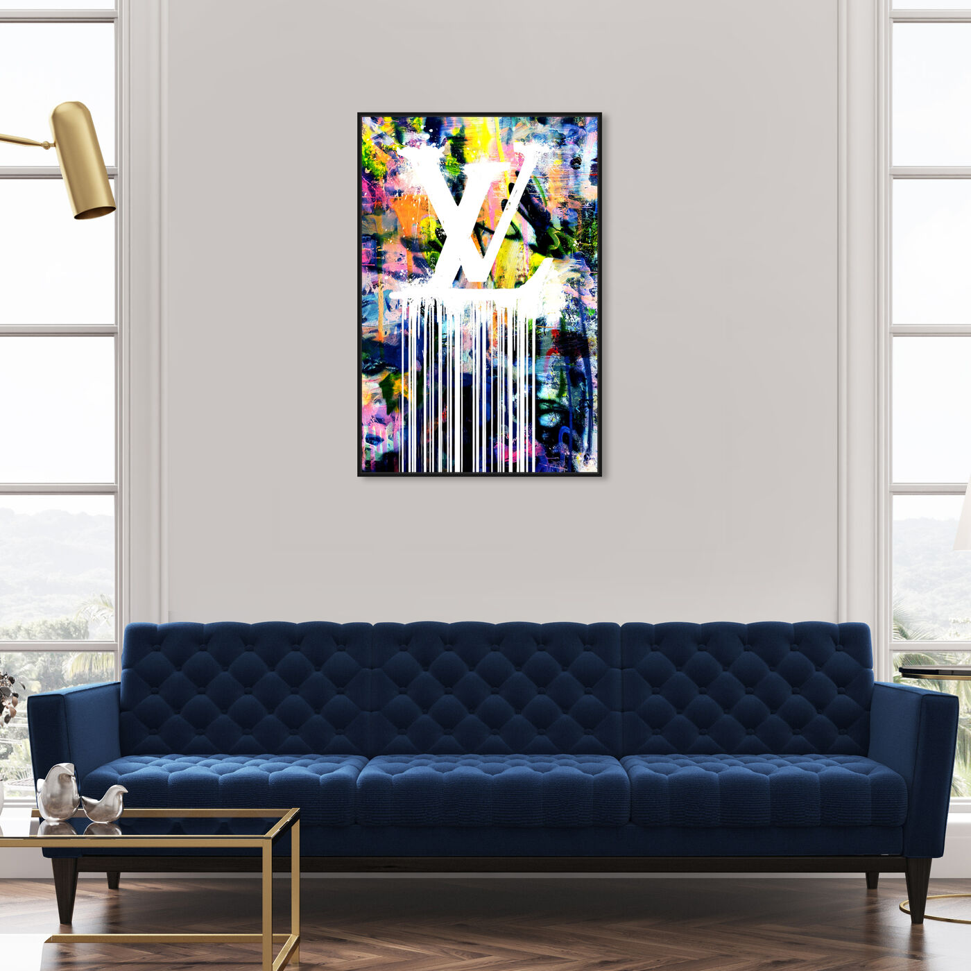 Dripping Stencil Holo SET  Wall Art by The Oliver Gal