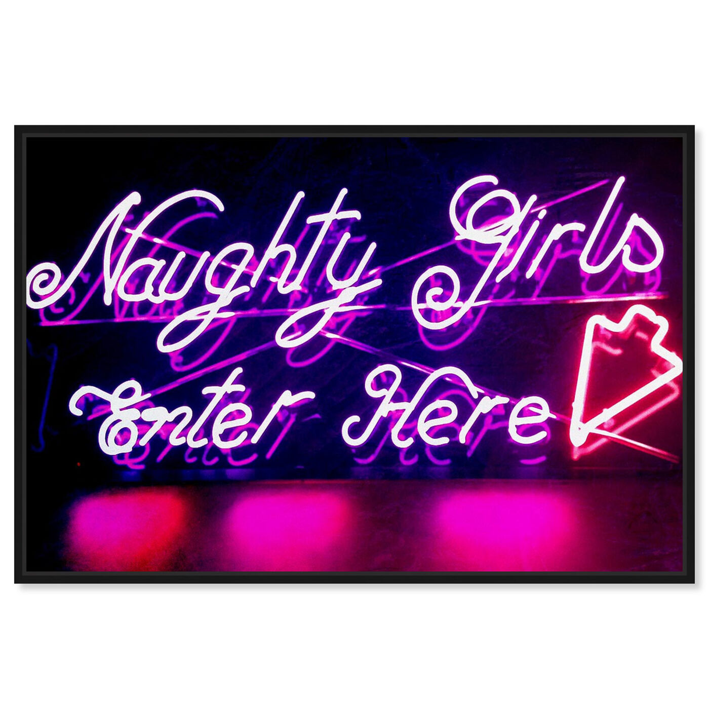 Naughty Girls Wall Art By Oliver Gal