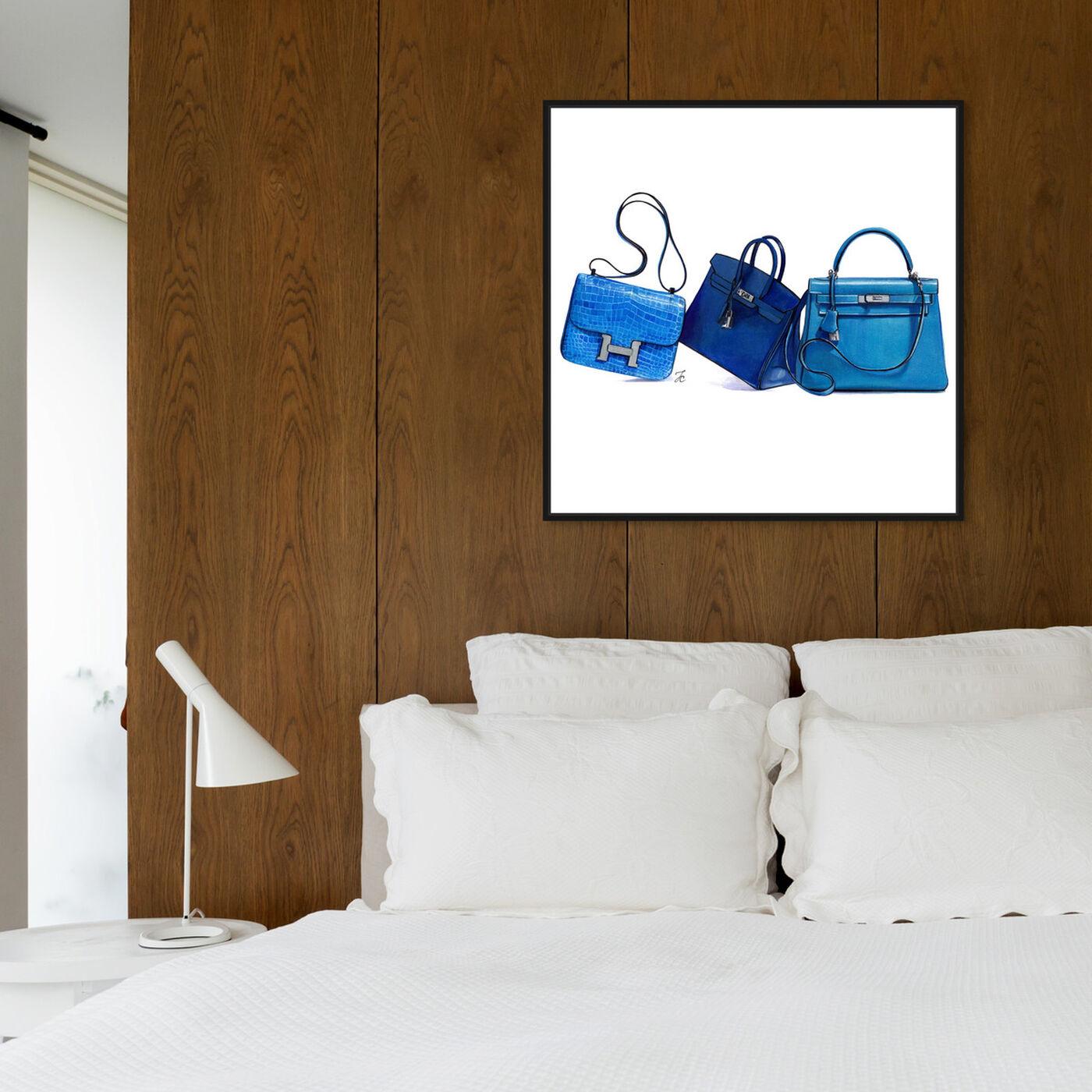 Doll Memories - Blue Shades II | Wall Art by Oliver Gal