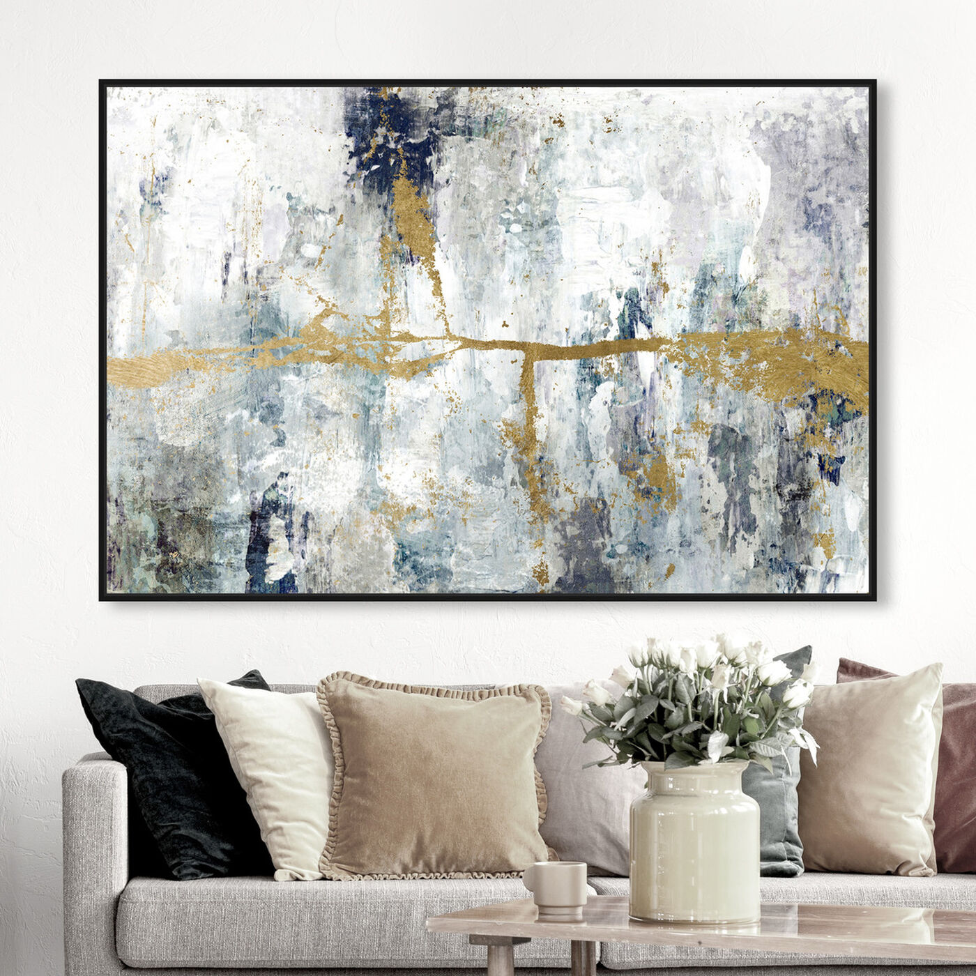 Oliver Gal Abstract That Love Feeling Framed On Canvas by Oliver
