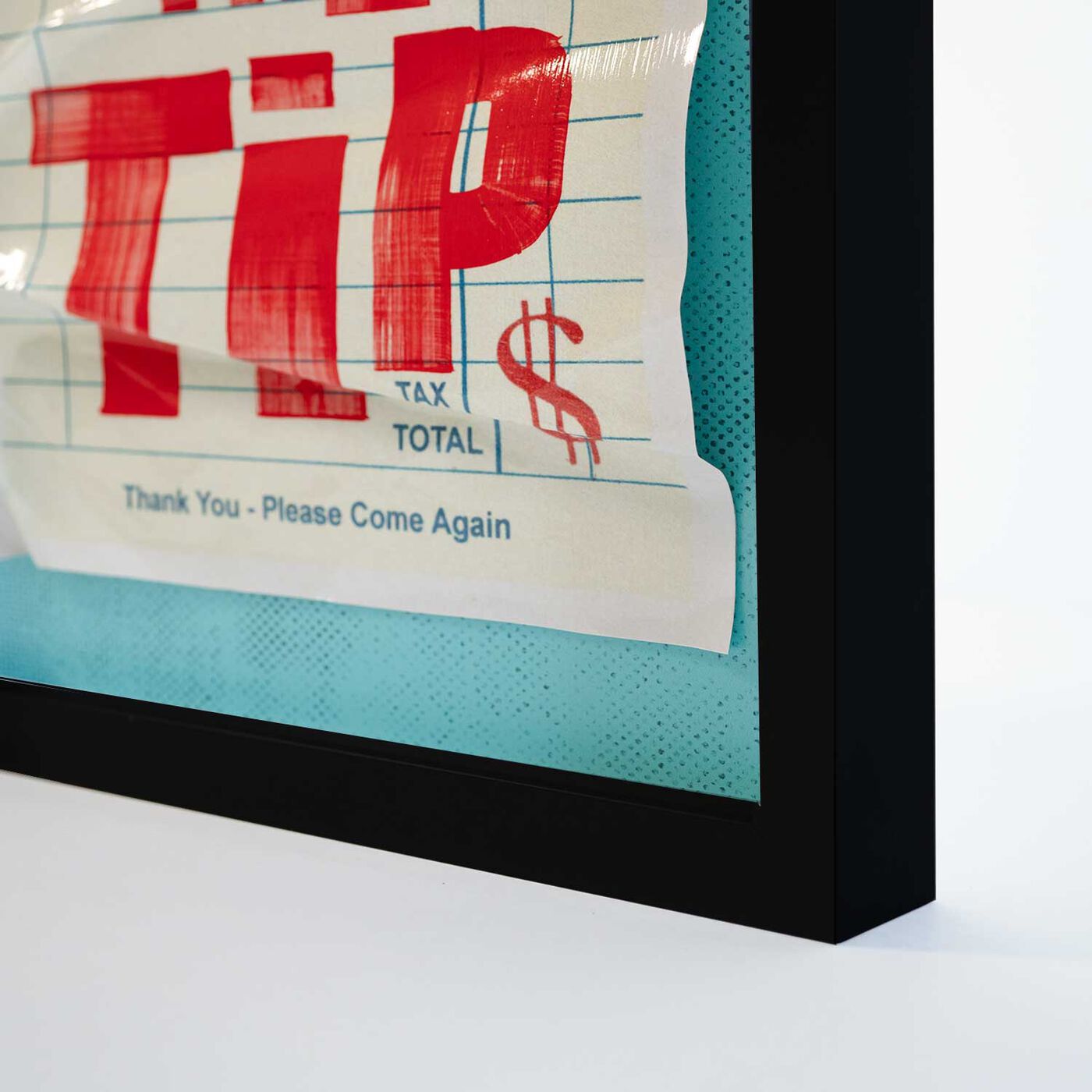 Corner view of Tips Only - Limited Edition art.