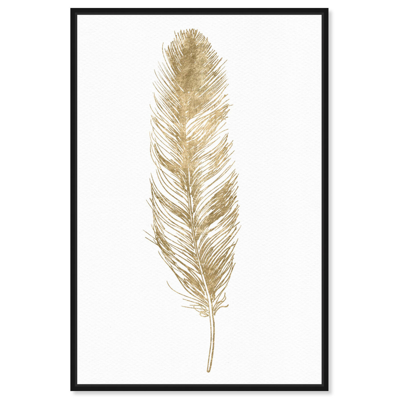 Gold Feathers By Oliver Gal