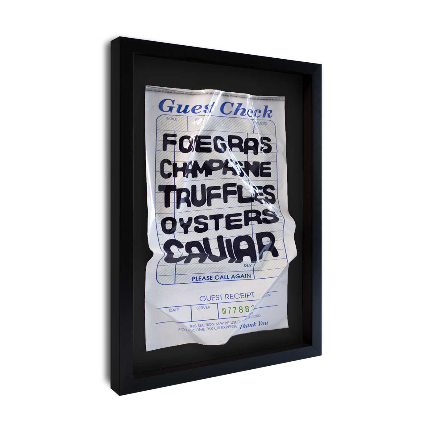 Angled view of Truffles Noir - Limited Edition art.