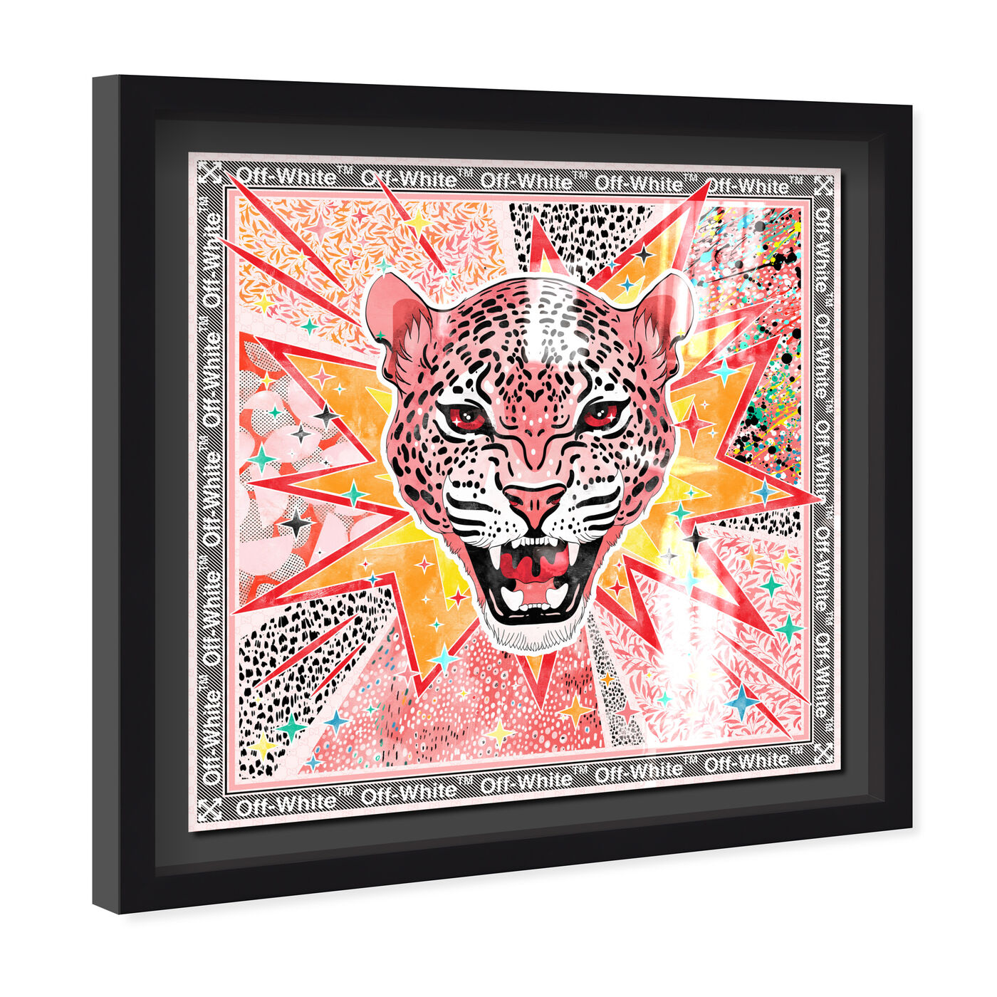 Pink Jaguar Jam - Displayed in a shadowbox