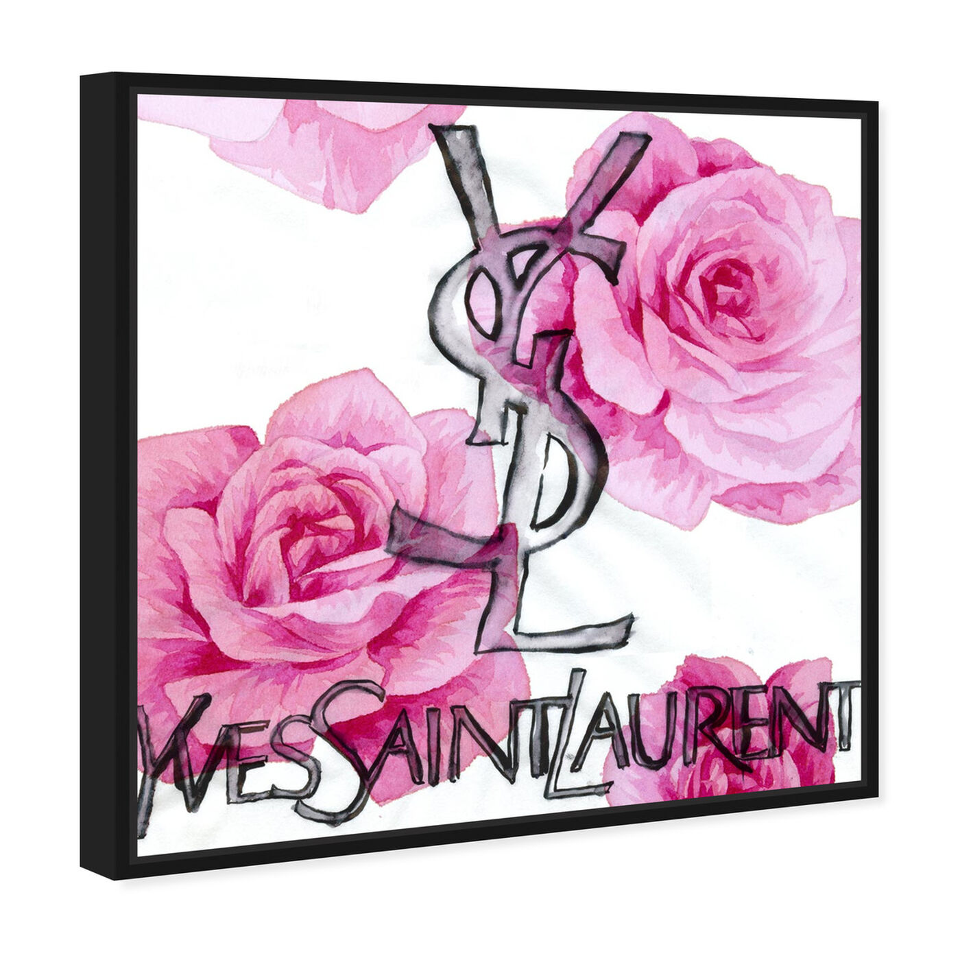 Angled view of Blooming Yves - Hautelook Exclusive featuring fashion and glam and fashion art.