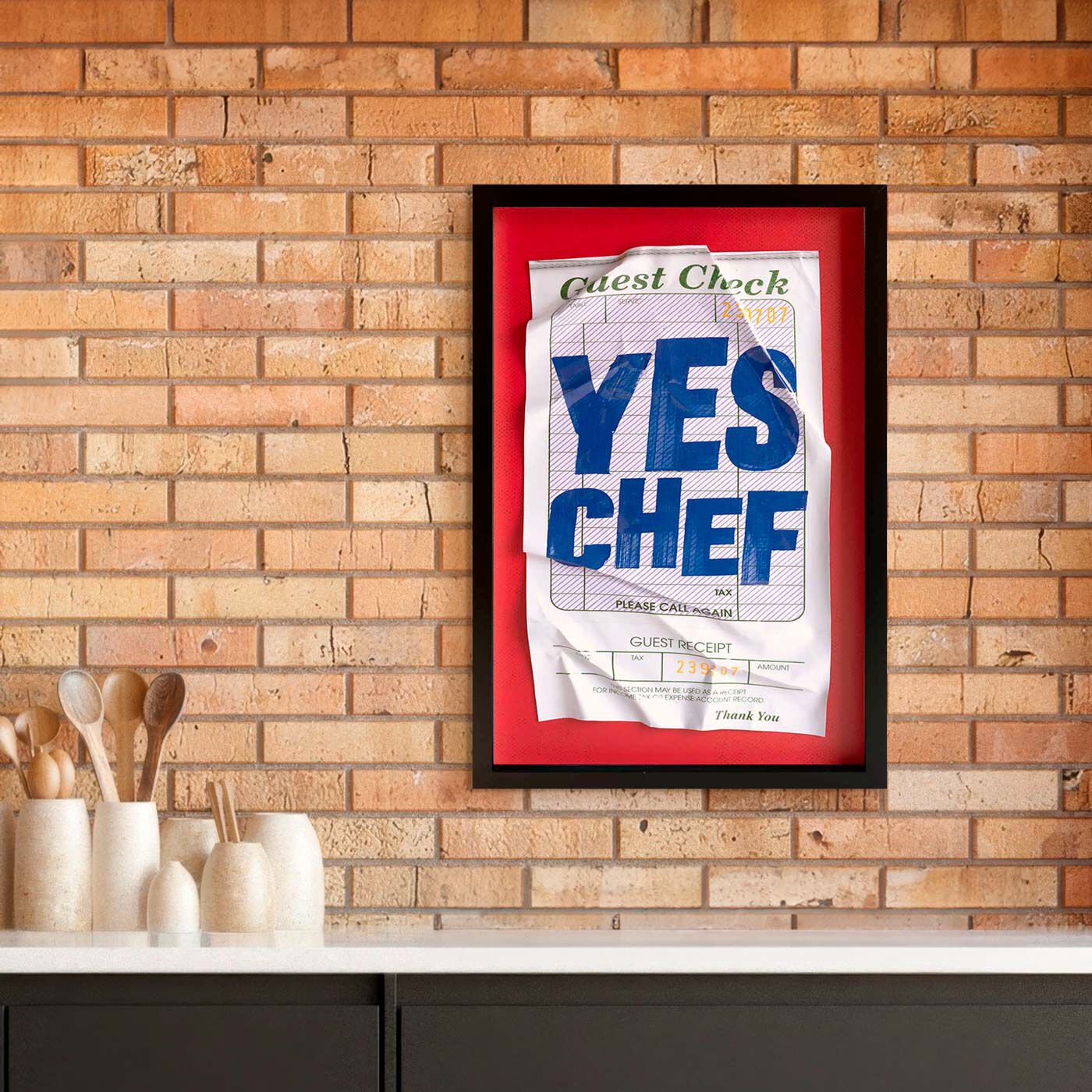 Second hainging view of Yes Chef - Limited Edition art.