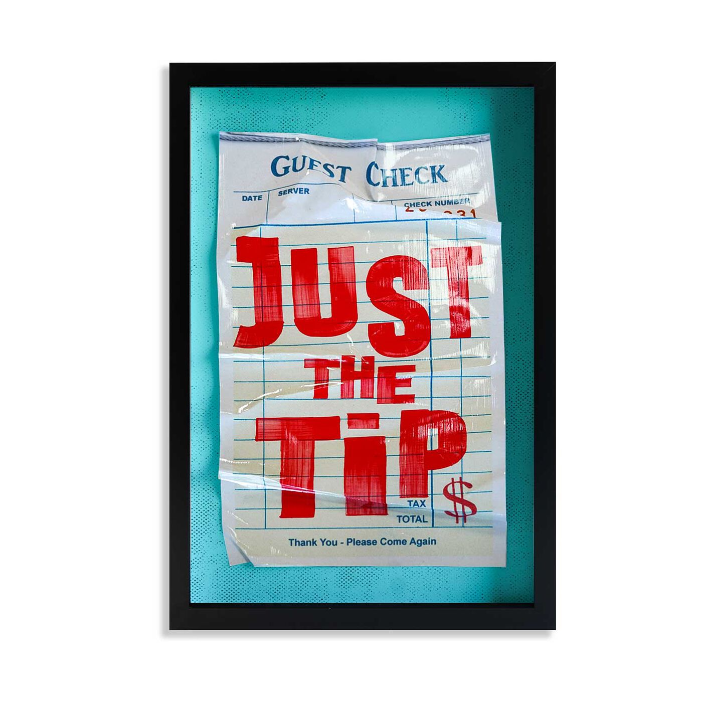 Front view of Tips Only - Limited Edition art.