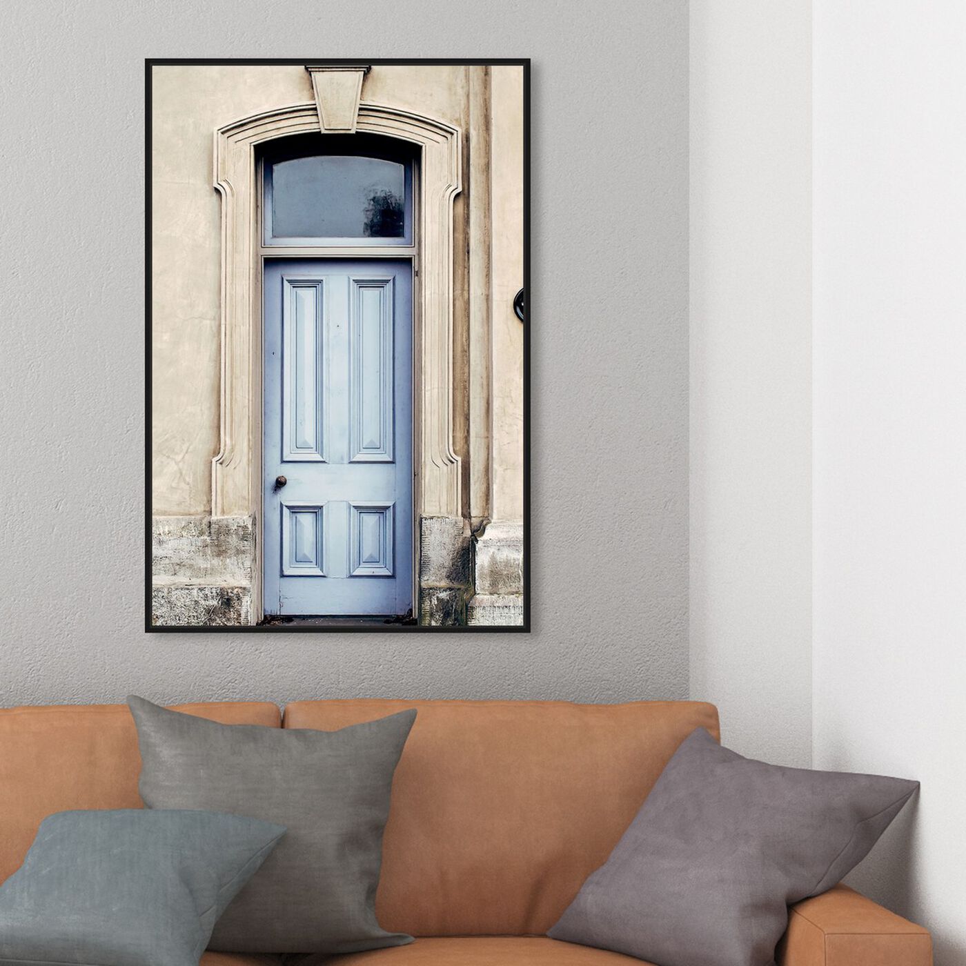 The Lovely Blue Door | Architecture and Buildings Wall Art by Oliver Gal