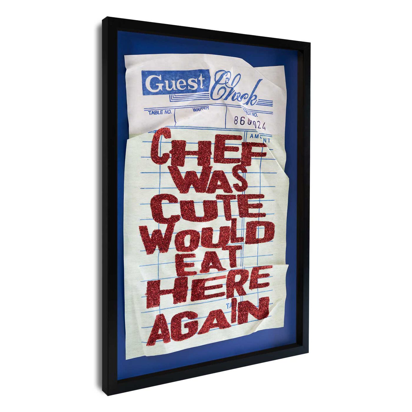 Angled view of Chef - Limited Edition art.